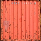 Papel De Parede Industrial Container Vermelho Coral Azul 6m