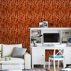 Papel De Parede Industrial Metal Aço Corten Ferrugem 13 6m