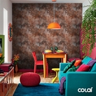 Papel De Parede Industrial Metal Aço Corten Ferrugem 18 3m