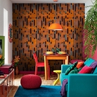 Papel De Parede Industrial Metal Aço Corten Ferrugem 2 18m