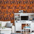 Papel De Parede Industrial Metal Aço Corten Ferrugem 2 3m