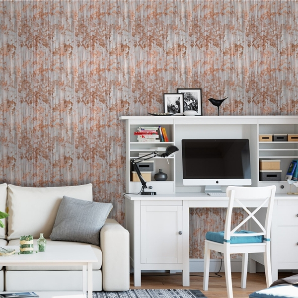 Papel De Parede Industrial Metal Aço Corten Ferrugem 9 12m