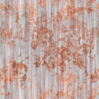 Papel De Parede Industrial Metal Aço Corten Ferrugem 9 9m