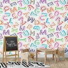 Papel De Parede Infantil Alfabeto Escolar N3931