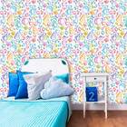 Papel De Parede Infantil Auto Adesivo Lavável Desenho A Canet