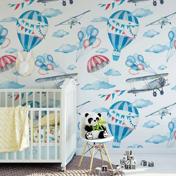 Papel De Parede Infantil Avião N3958 - 10m