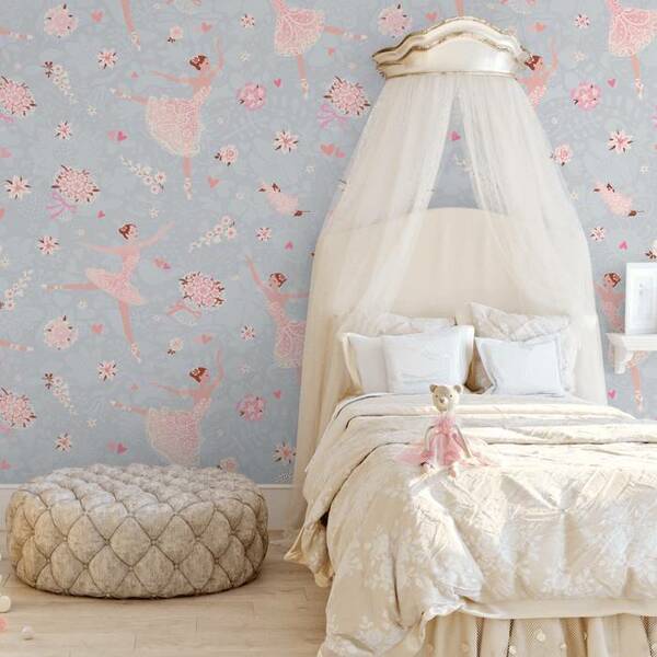 Papel De Parede Infantil Bailarina N3960 - 10m