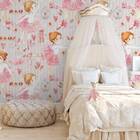 Papel De Parede Infantil Bailarina Quarto Menina N3964