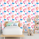 Papel De Parede Infantil Balões Em Dia De Chuva 10 Metros