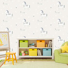 Papel De Parede Infantil Bege Estampado