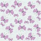 Papel De Parede Infantil Borboletas Lilás