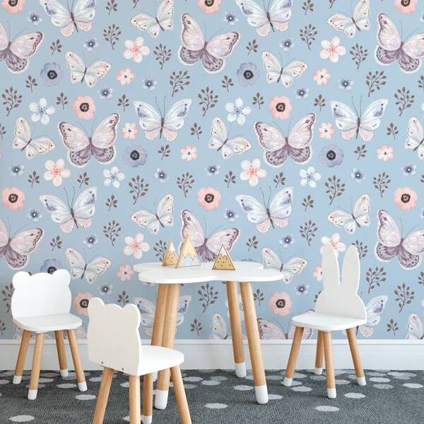 Papel De Parede Infantil Borboletas N3987 - 10m