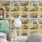 Papel De Parede Infantil Caminhões-60x300cm