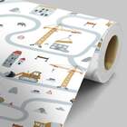 Papel De Parede Infantil Carrinhos Modelo 21-60x300cm