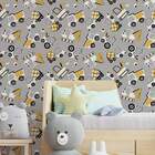 Papel De Parede Infantil Carrinhos Modelo 27-60x300cm