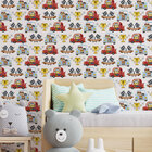 Papel De Parede Infantil Carrinhos Modelo 42-60x300cm