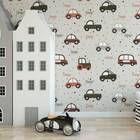 Papel De Parede Infantil Carrinhos Quarto Menino F4007