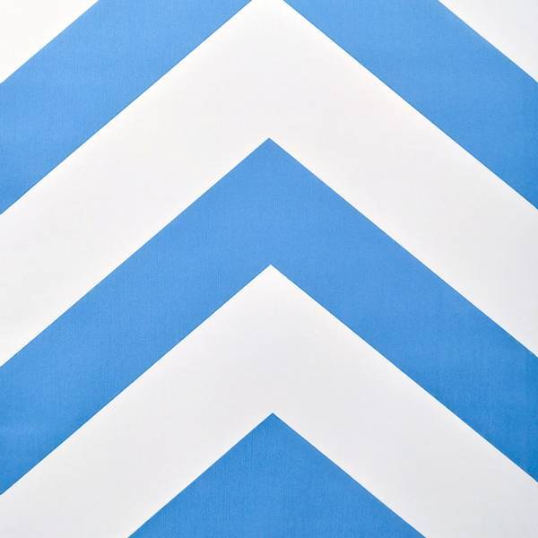 Papel De Parede Infantil Chevron Azul E Branco