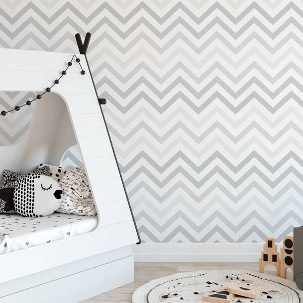 Papel De Parede Infantil Chevron N4030 - 10m