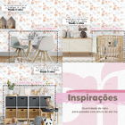 Papel De Parede Infantil Coelhinho Fofinho Aquarela Azul Quar