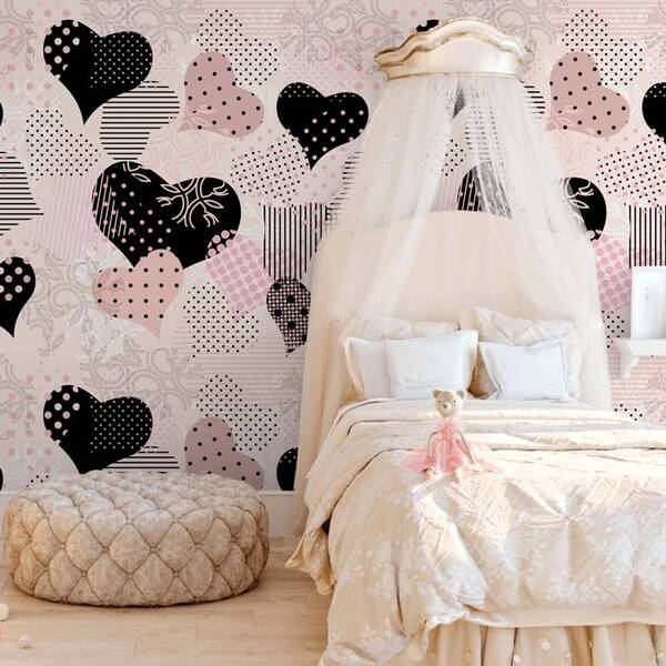 Papel De Parede Infantil Coração N4052 - 10m