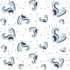 Papel De Parede Infantil Dinossauros Azul