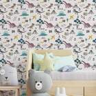 Papel De Parede Infantil Dinossauros Modelo 01-60x300cm