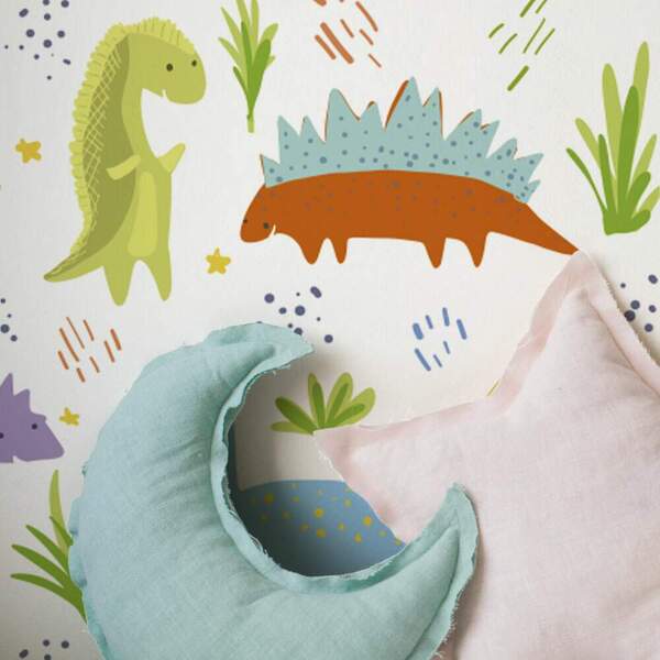 Papel De Parede Infantil Dinossauros Modelo 10-60x300cm