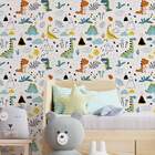 Papel De Parede Infantil Dinossauros Modelo 22-60x300cm
