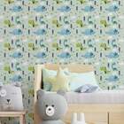 Papel De Parede Infantil Dinossauros Modelo 35-60x300cm