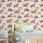 Papel De Parede Infantil Dinossauros No Arco-íris-60x300cm