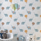 Papel De Parede Infantil Elefantinhos E Balões