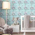 Papel De Parede Infantil Elefantinhos No Carro-60x300cm