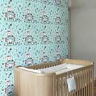 Papel De Parede Infantil Elefantinhos No Carro-60x300cm