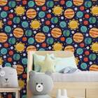 Papel De Parede Infantil Espaço Modelo 09-60x300cm