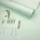 Papel De Parede Infantil Estampado Verde