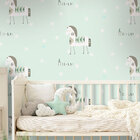 Papel De Parede Infantil Estampado Verde