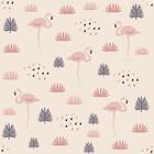 Papel De Parede Infantil Flamingo