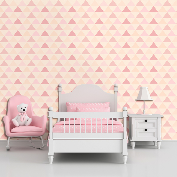 Papel De Parede Infantil Geometrico Tamanho:2,70x0,60