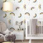 Papel De Parede Infantil Granilite Arco Íris-60x300cm