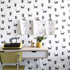 Papel De Parede Infantil Little Bandits 138928 Branco E Preto