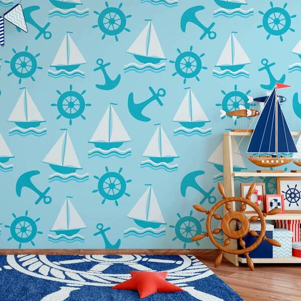 Papel De Parede Infantil Marinheiro N4286 - 10m