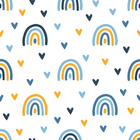 Papel De Parede Infantil Meninas Arco Iris Md26