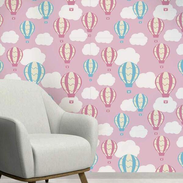 Papel De Parede Infantil Modelo 137-60x300cm