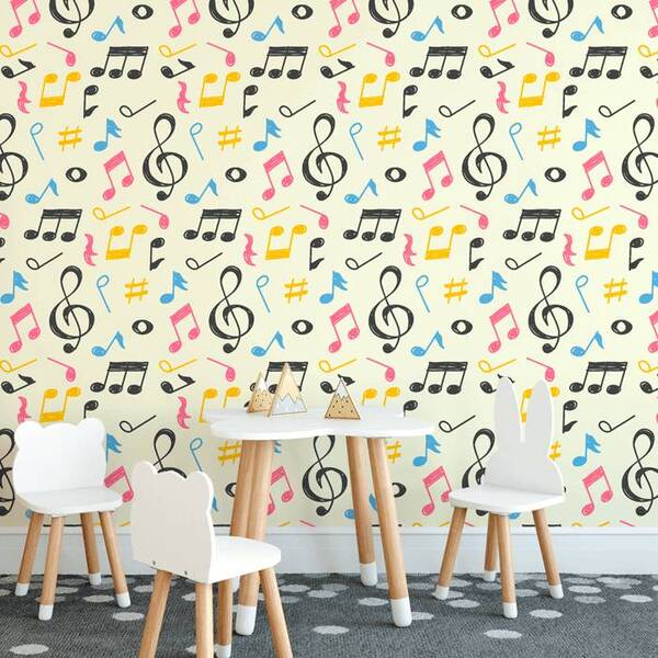 Papel De Parede Infantil Música N4298 - 10m