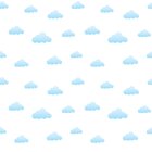 Papel De Parede Infantil Nuvens 2,70x0,57m