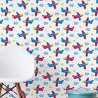 Papel De Parede Infantil Nuvens E Aviões 2,70x0,57m