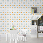 Papel De Parede Infantil Nuvens E Sol - Inf506