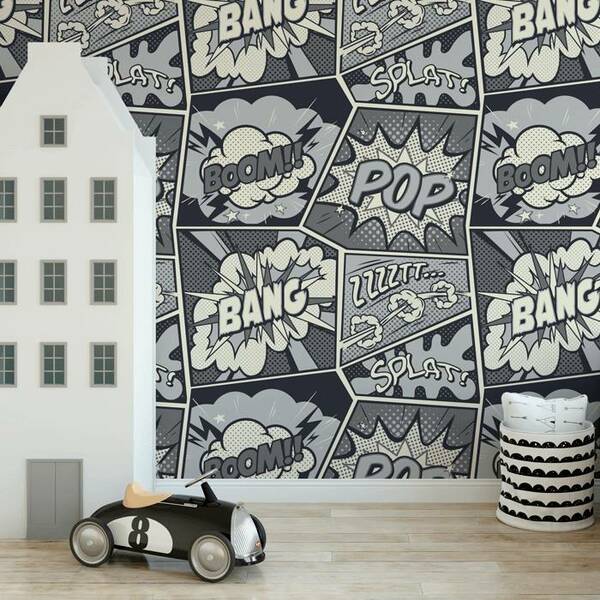 Papel De Parede Infantil Quadrinhos Hq N4126 - 10m