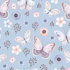 Papel De Parede Infantil Quarto Menina Borboletas N3987